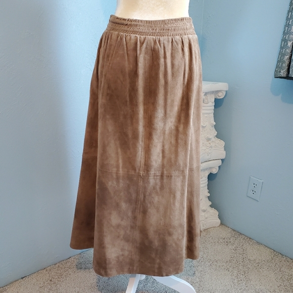 Smith Forester suede skirt with pockets B5 - Picture 6 of 7